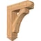 Ekena Millwork Legacy Arts and Crafts Smooth Bracket w/ Offset Brace, Western Red Cedar, 7 1/2"W x 26"D x 30"H BKT0806X26X30LEC03SWR - alternate 1